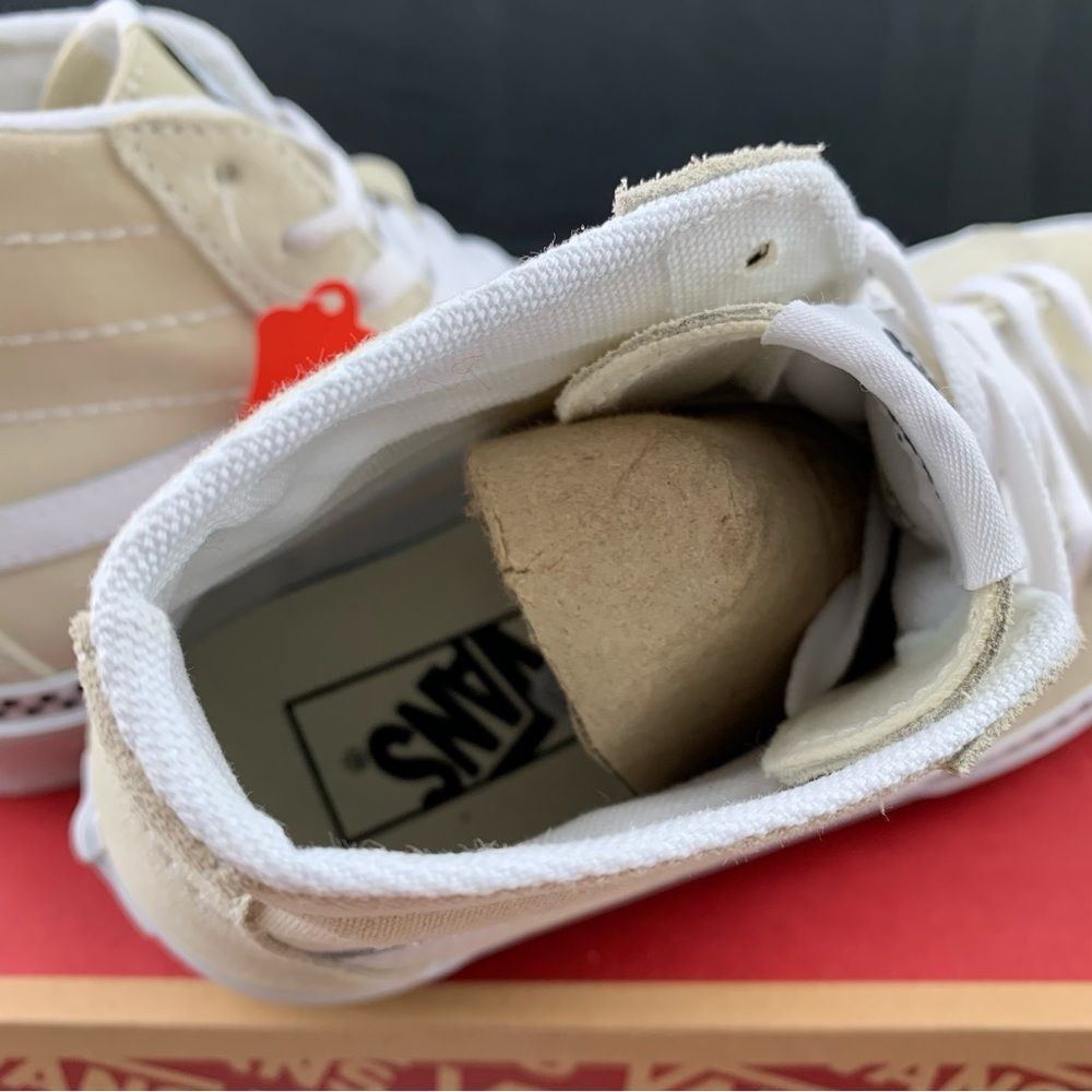 Vans Sk8-Hi Tan Checkered Tapered Women's Various Sizes - Picture 3 of 13